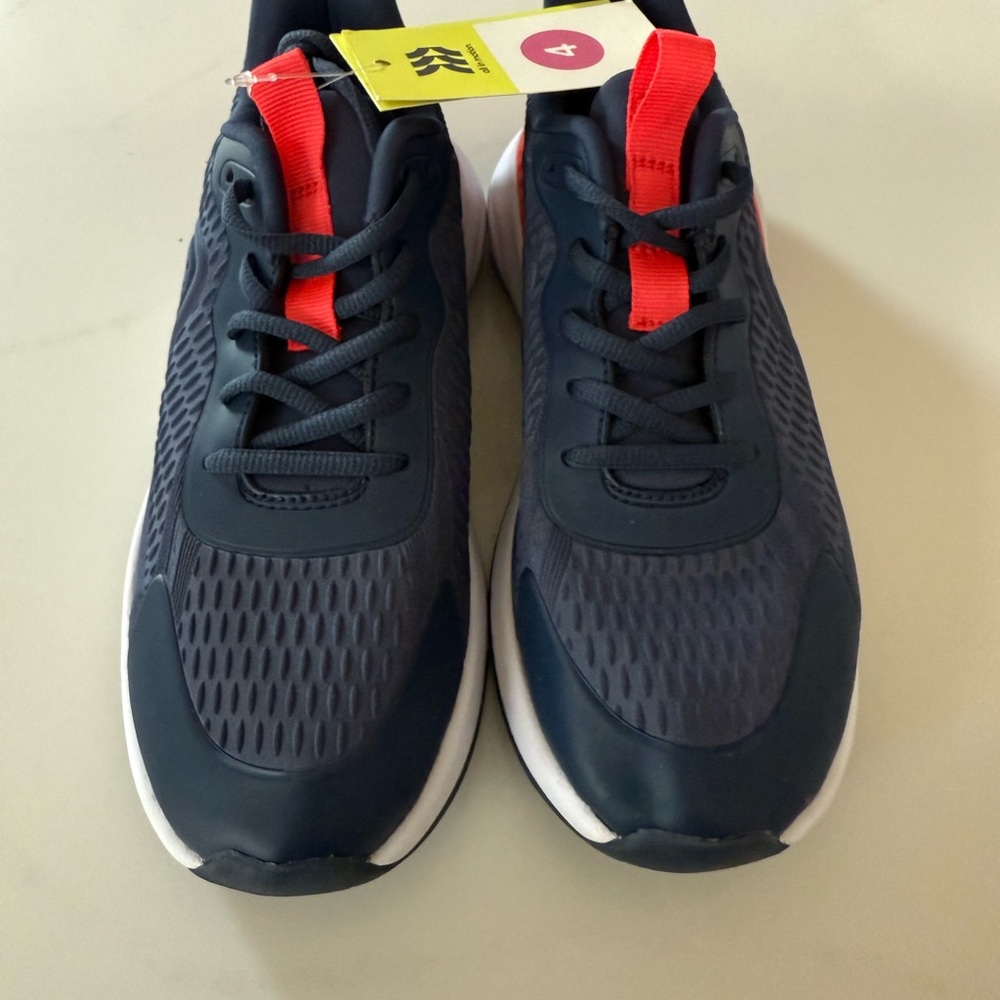 All in Motion Kids Navy and Red Sneakers